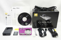 美品 Nikon ニコン COOLPIX S220 コンパクトデジタルカメラ ビビットピンク 元箱付 250710d