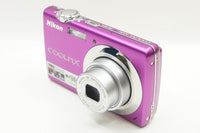 美品 Nikon ニコン COOLPIX S220 コンパクトデジタルカメラ ビビットピンク 元箱付 250710d