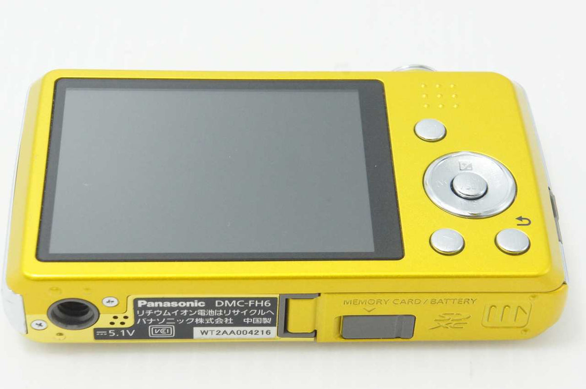 Panasonic パナソニック LUMIX DMC-FH6 コンパクトデジタルカメラ イエロー 261016ar