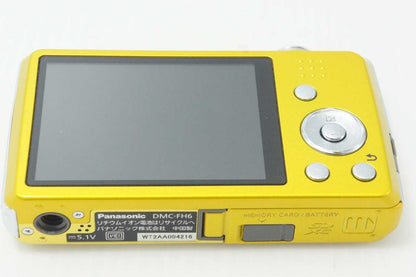 Panasonic パナソニック LUMIX DMC-FH6 コンパクトデジタルカメラ イエロー 261016ar