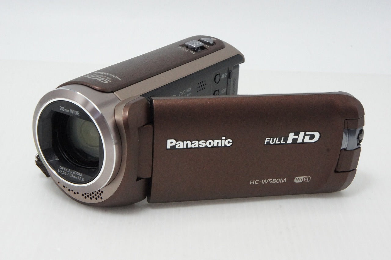 Panasonic HC-W580Mビデオカメラ ブラウン SDカードとケース付 パナソニック HDビデオカメラ W580M