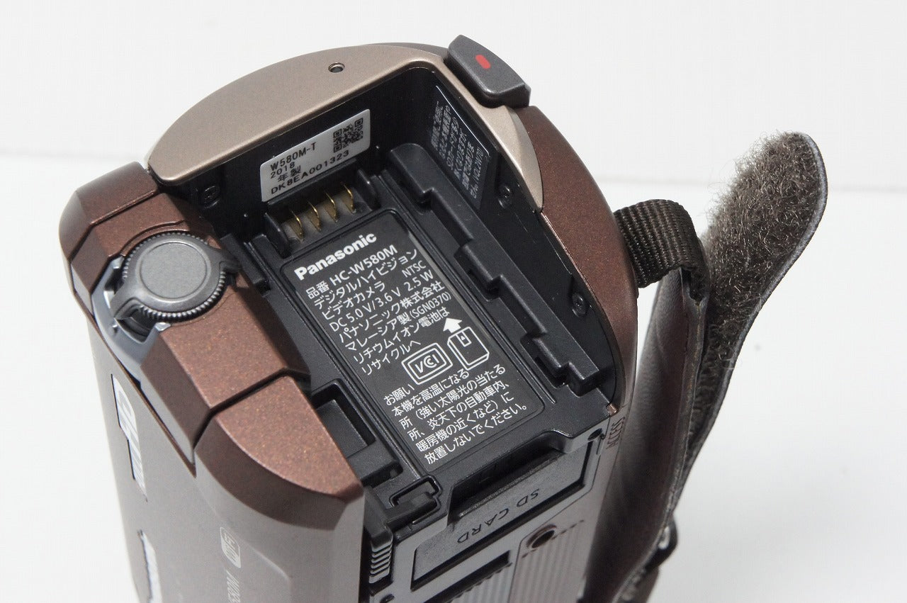 Panasonic HC-W580M ビデオカメラブラウンアクセサリーキット付き 美品 Panasonic パナソニック HC-W580M デジタルビデオカメラ ブラウン