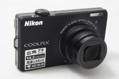Nikon ニコン COOLPIX S6000 コンパクトデジタルカメラ ノーブルブラック 261019i