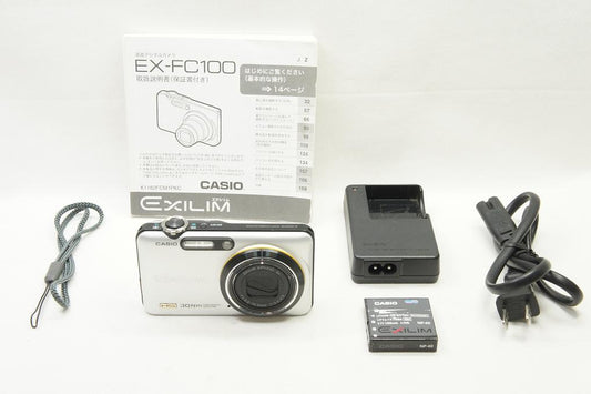 CASIO カシオ EXILIM EX-FC100 コンパクトデジタルカメラ ホワイト 250426o