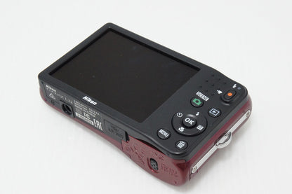 Excellent condition Nikon COOLPIX L32 Compact Digital Camera Red 260420o
