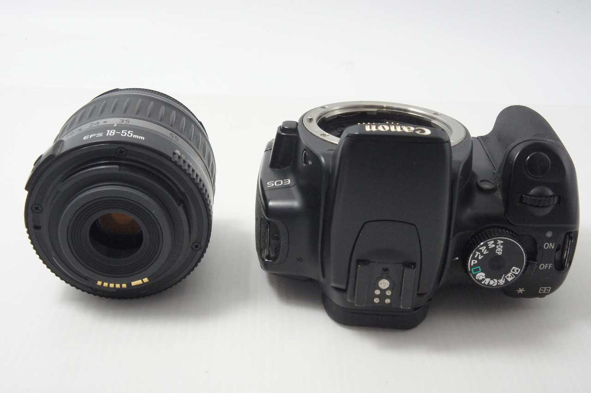 Canon キヤノン EOS Kiss Digital X レンズキット (EF-S 18-55mm II USM) デジタル一眼レフカメラ ブラック EFマウント APS-C 261015i