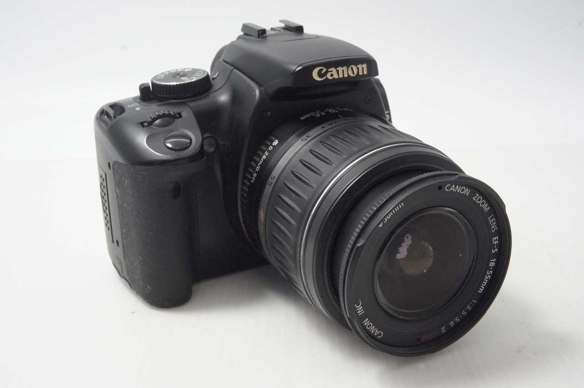 Canon キヤノン EOS Kiss Digital X レンズキット (EF-S 18-55mm II USM) デジタル一眼レフカメラ ブラック EFマウント APS-C 261015i