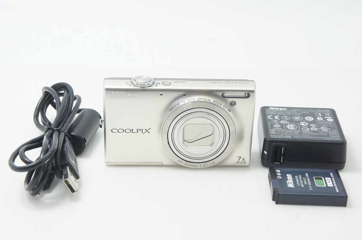 Nikon ニコン COOLPIX S6100 コンパクトデジタルカメラ シャンパンシルバー 261016q