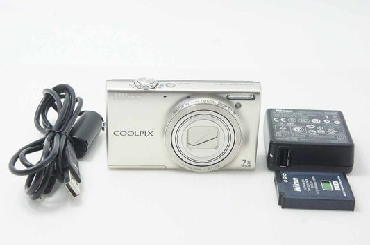 Nikon ニコン COOLPIX S6100 コンパクトデジタルカメラ シャンパンシルバー 261016q