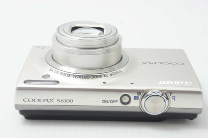 Nikon ニコン COOLPIX S6100 コンパクトデジタルカメラ シャンパンシルバー 261016q