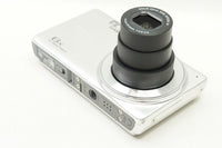 良品 CASIO カシオ EXILIM EX-ZS28 コンパクトデジタルカメラ シルバー 250426af
