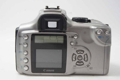 Canon キヤノン EOS Kiss Digital レンズキット (EF-S 18-55mm USM) デジタル一眼レフカメラ シルバー EFマウント APS-C 261014f