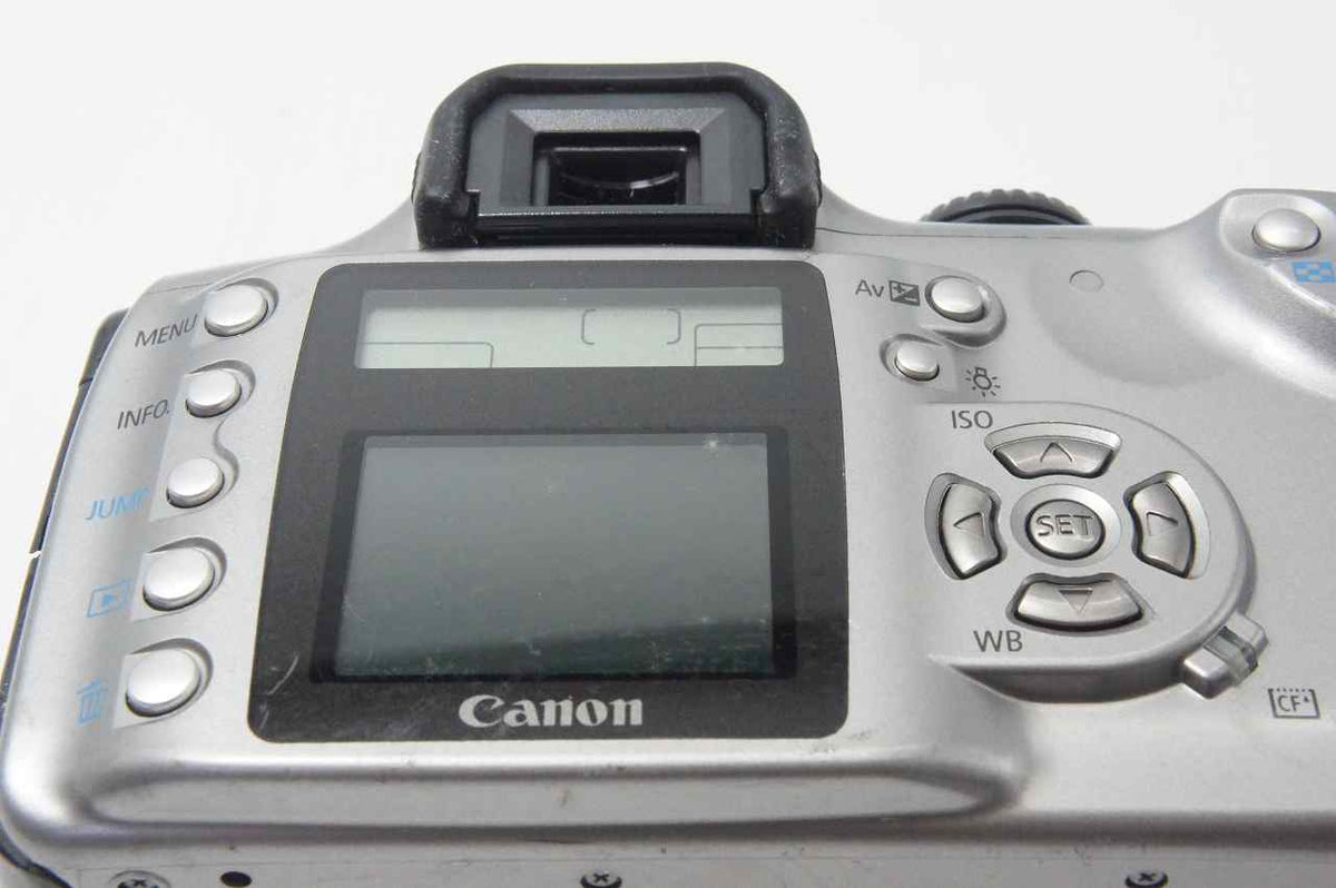 Canon キヤノン EOS Kiss Digital レンズキット (EF-S 18-55mm USM) デジタル一眼レフカメラ シルバー EFマウント APS-C 261014f
