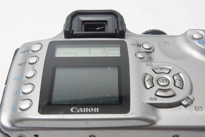Canon キヤノン EOS Kiss Digital レンズキット (EF-S 18-55mm USM) デジタル一眼レフカメラ シルバー EFマウント APS-C 261014f