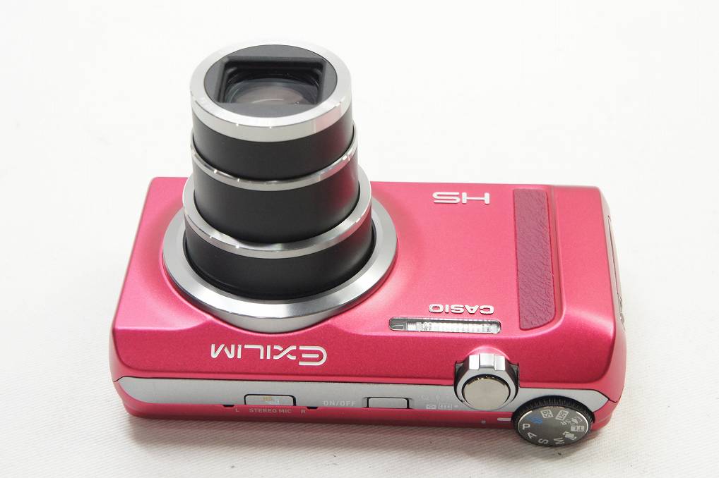 美品 CASIO カシオ HIGH SPEED EXILIM EX-ZR500 コンパクトデジタルカメラ レッド 元箱付 250711k