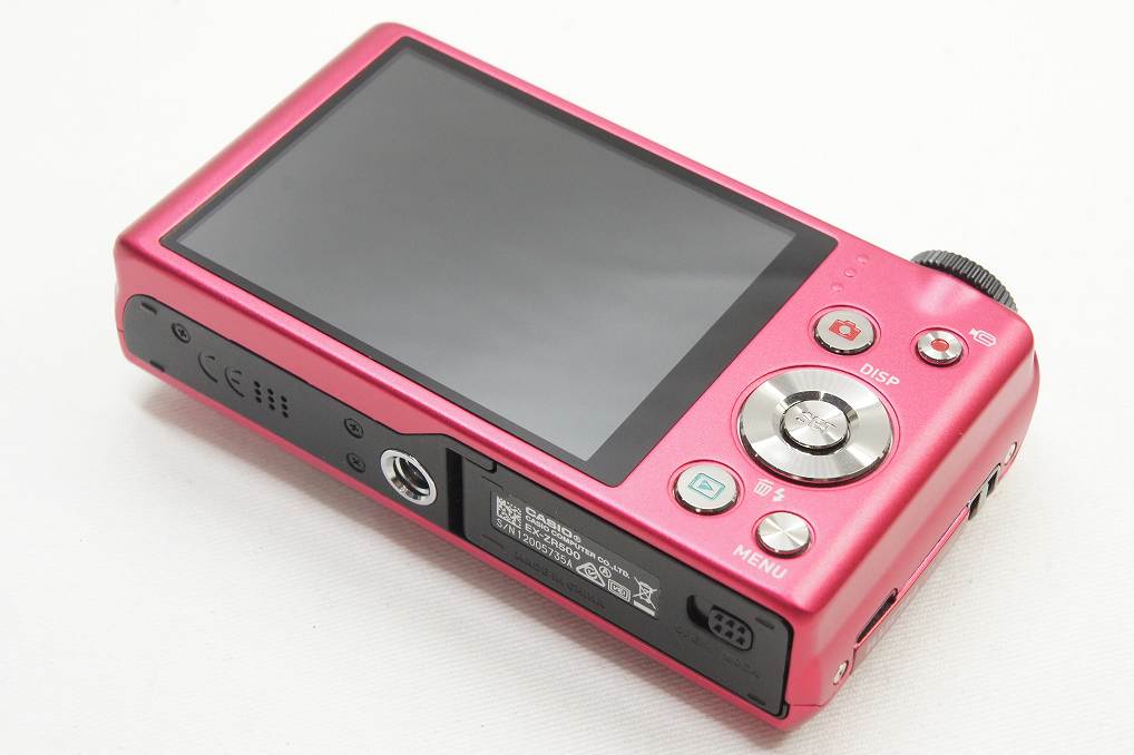 美品 CASIO カシオ HIGH SPEED EXILIM EX-ZR500 コンパクトデジタルカメラ レッド 元箱付 250711k