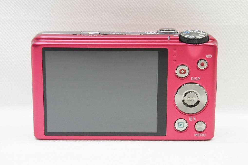 美品 CASIO カシオ HIGH SPEED EXILIM EX-ZR500 コンパクトデジタルカメラ レッド 元箱付 250711k