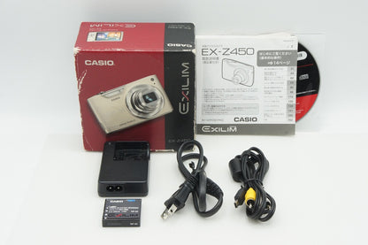 CASIO カシオ EXILIM EX-Z450 コンパクトデジタルカメラ レッド 元箱付 260113b