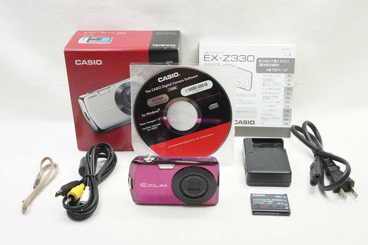 良品 CASIO カシオ EXILIM EX-Z330 コンパクトデジタルカメラ パープル 元箱付 250711l
