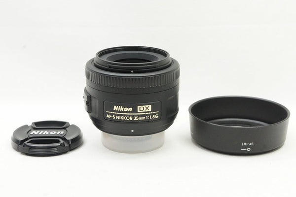 美品 Nikon ニコン AF-S DX NIKKOR 35mm F1.8G APS-C 単焦点レンズ 250130l