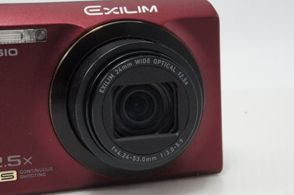 美品 CASIO カシオ EXILIM EX-ZR310 コンパクトデジタルカメラ レッド 元箱付 260420e