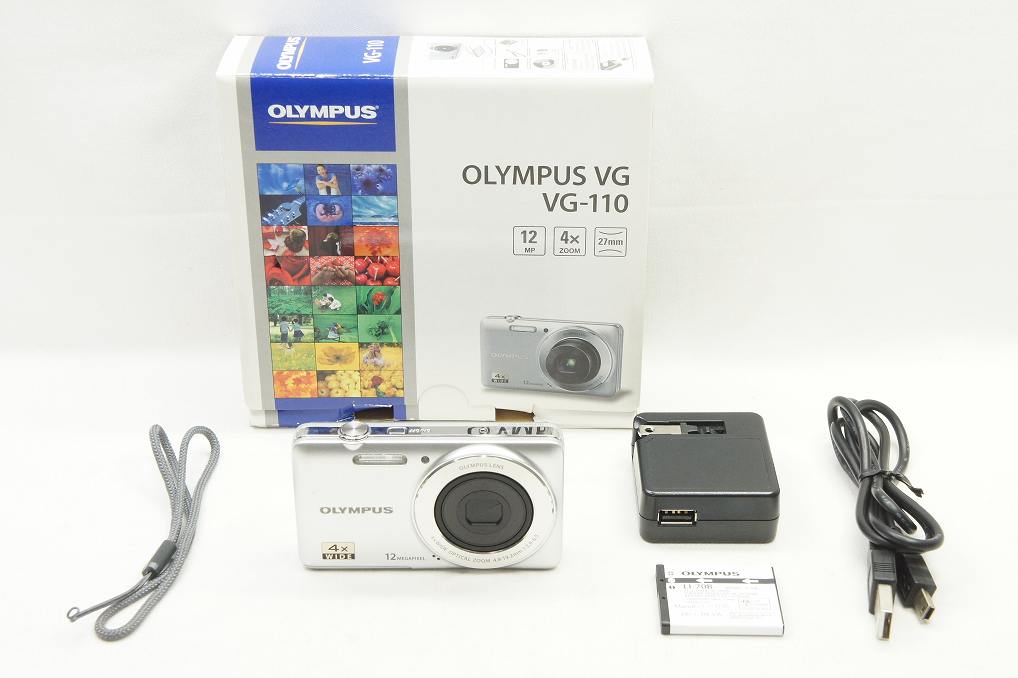 OLYMPUS VG-110 デジカメ　新品未使用 Amazon | OLYMPUS デジタルカメラ VG-110 シルバー 1200万画素