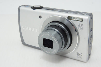 美品 Canon キヤノン PowerShot A3500 IS コンパクトデジタルカメラ シルバー 元箱付 260420l