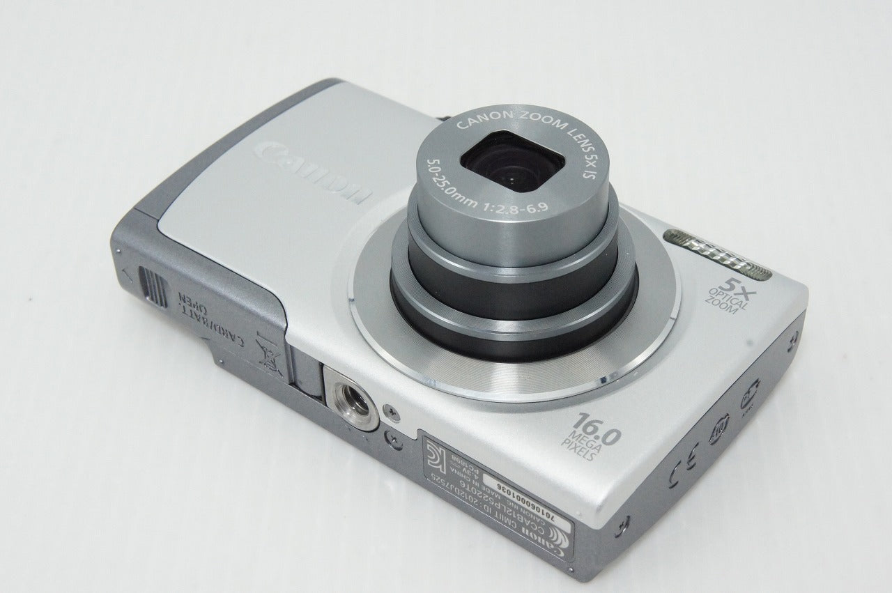 美品 Canon キヤノン PowerShot A3500 IS コンパクトデジタルカメラ シルバー 元箱付 260420l