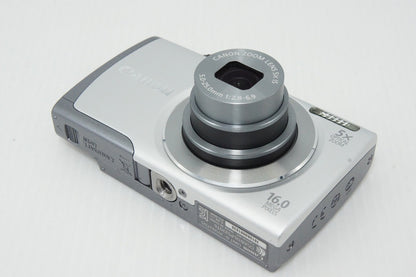 美品 Canon キヤノン PowerShot A3500 IS コンパクトデジタルカメラ シルバー 元箱付 260420l