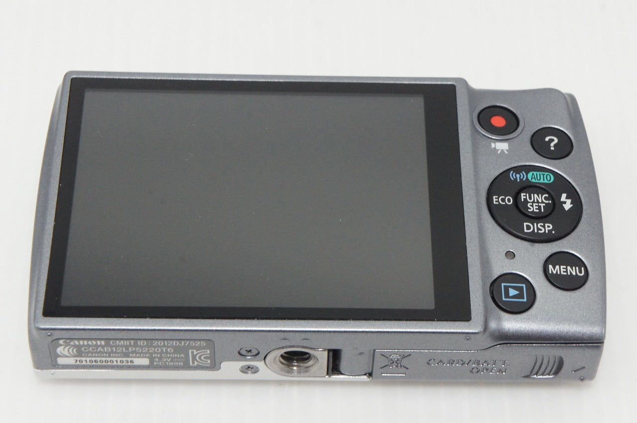 美品 Canon キヤノン PowerShot A3500 IS コンパクトデジタルカメラ シルバー 元箱付 260420l
