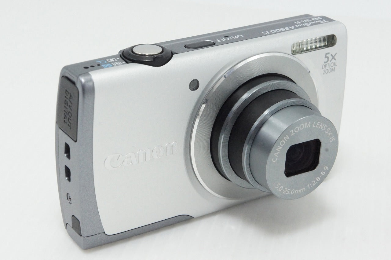 美品 Canon キヤノン PowerShot A3500 IS コンパクトデジタルカメラ シルバー 元箱付 260420l