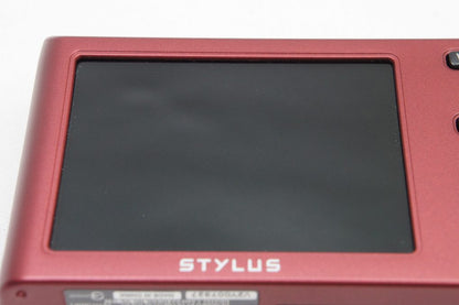 美品 OLYMPUS オリンパス STYLUS VG-180 コンパクトデジタルカメラ レッド 元箱付 260812ak