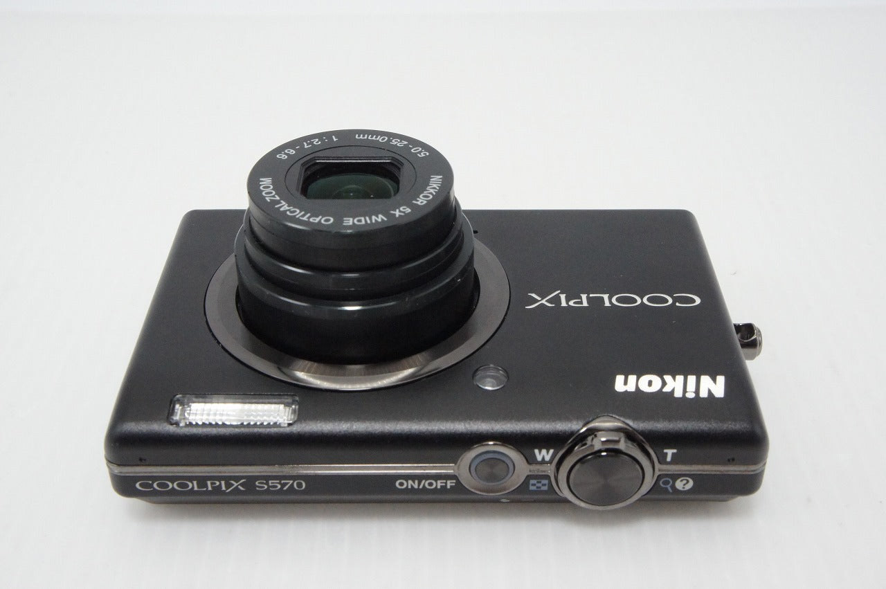 美品 Nikon ニコン COOLPIX S570 コンパクトデジタルカメラ ブラック 元箱付 260420q
