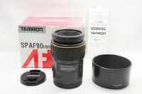 訳あり品 TAMRON SP AF 90mm F2.8 MACRO 72E Canon EFマウント 単焦点レンズ 元箱付 241109e