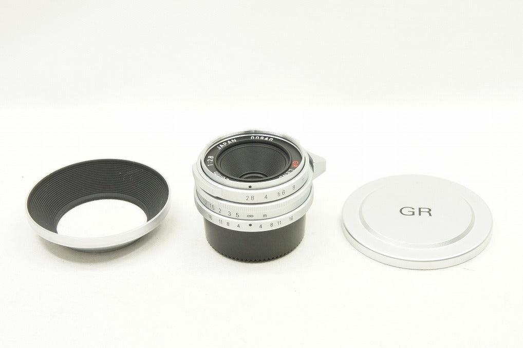 美品 RICOH リコー GR 28mm F2.8 for Leica ライカ L39 Screw mount 純正メタルフード付 2405 –  アルプスカメラ