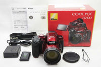 美品 Nikon ニコン COOLPIX B700 デジタルカメラ レッド 元箱付 250427o