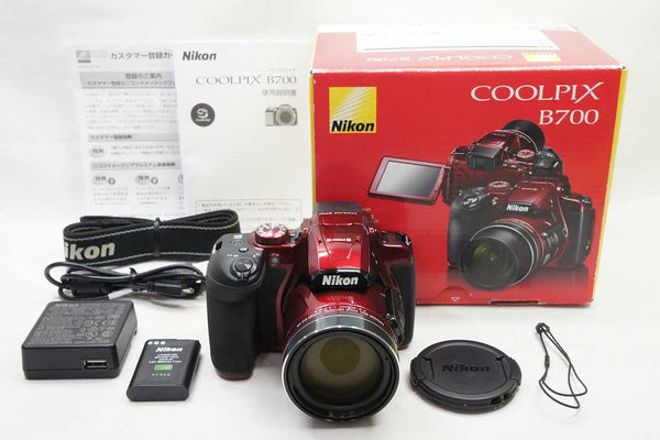 美品 Nikon ニコン COOLPIX B700 デジタルカメラ レッド 元箱付 250427o