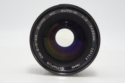 OLYMPUS OM-SYSTEM ZUIKO MC AUTO-W 35mm F2 MF Prime Lens 260420af