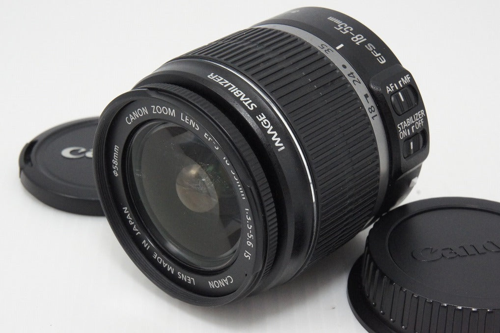 Good condition Canon EF-S 18-55mm F3.5-5.6 IS APS-C Zoom Lens 260409wa