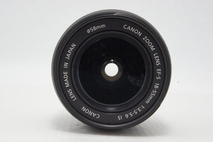 Good condition Canon EF-S 18-55mm F3.5-5.6 IS APS-C Zoom Lens 260409wa