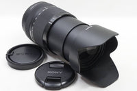 美品 SONY ソニー DT 18-135mm F3.5-5.6 SAM SAL18135 MINOLTA αマウント APS-C フード付 250427x