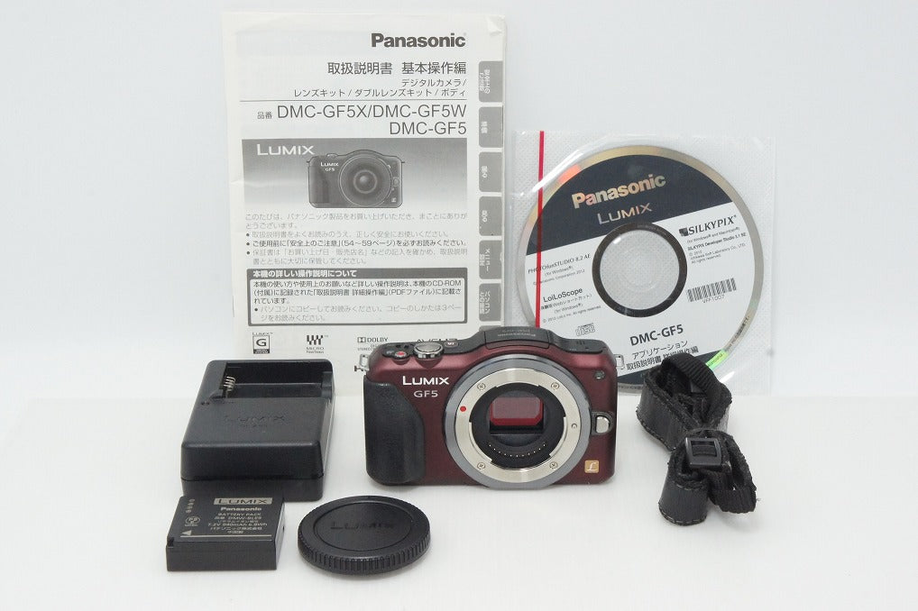 Panasonic パナソニック LUMIX DMC-GF5 ボディ ミラーレス一眼カメラ センシュアルブラウン 260417x
