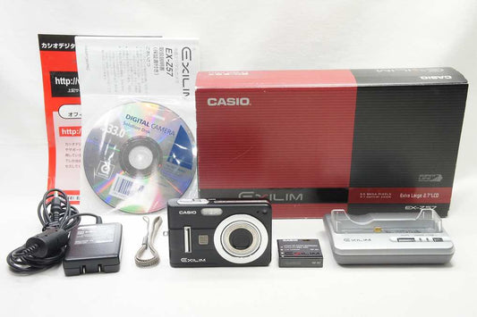 CASIO カシオ EXILIM EX-Z57 コンパクトデジタルカメラ ブラック 元箱付 250710n