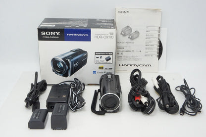 美品 SONY ソニー HDR-CX170 デジタルビデオカメラ ブラック 元箱付 260420s