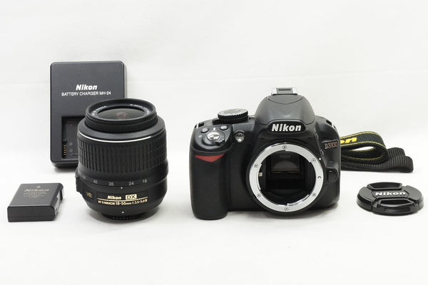美品 Nikon ニコン D3100 + AF-S DX 18-55mm VR レンズキット デジタル一眼レフカメラ 250430p