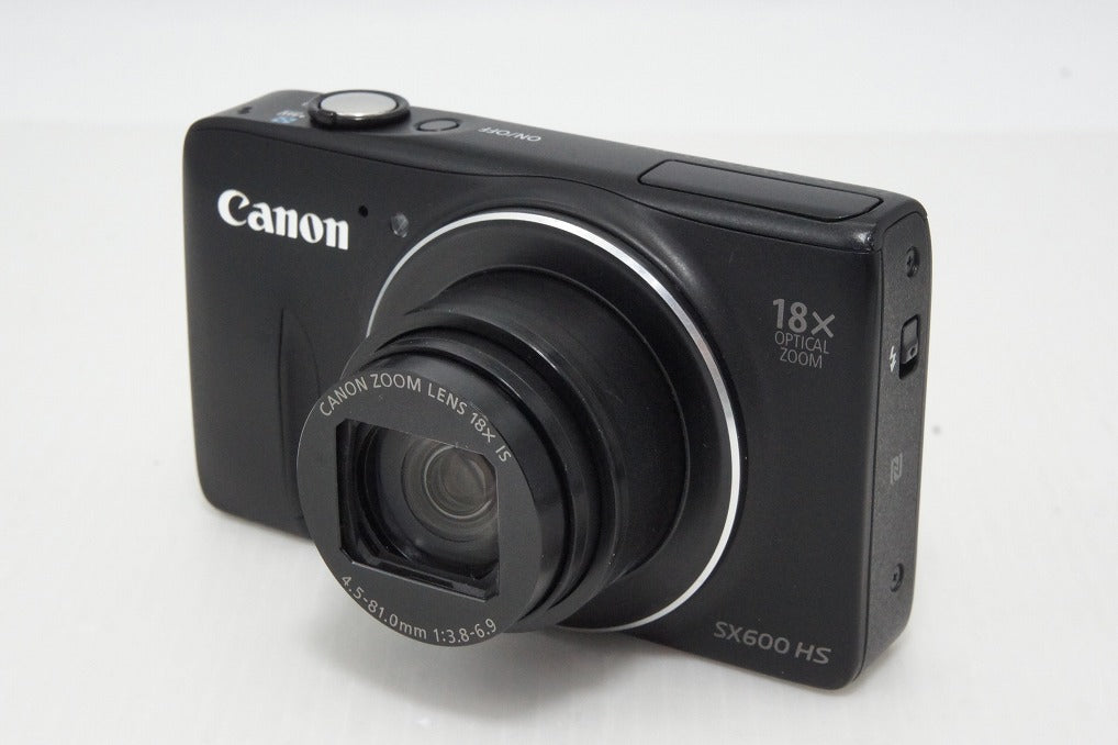 良品 Canon キヤノン PowerShot SX600 HS コンパクトデジタルカメラ ブラック 260423b