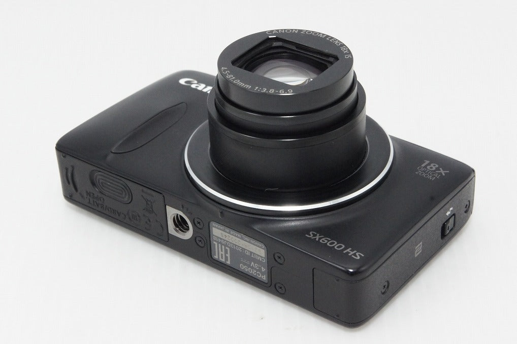 良品 Canon キヤノン PowerShot SX600 HS コンパクトデジタルカメラ ブラック 260423b