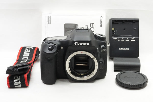 良品 Canon キヤノン EOS 80D ボディ デジタル一眼レフカメラ 240503x