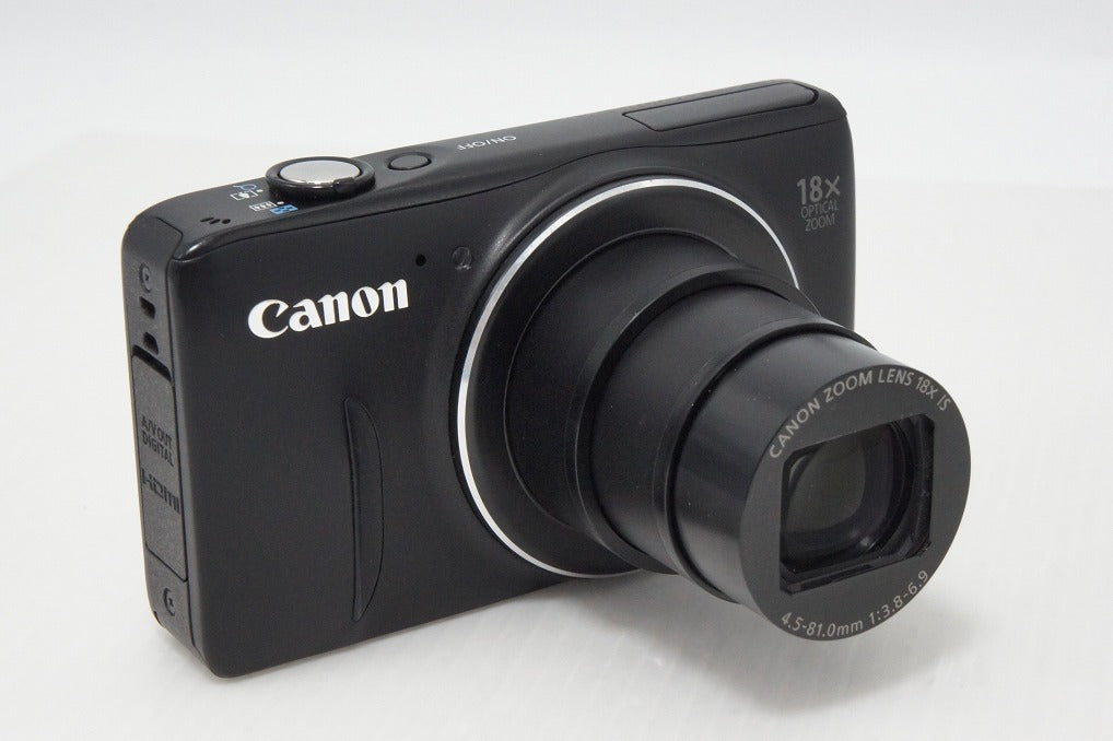 良品 Canon キヤノン PowerShot SX600 HS コンパクトデジタルカメラ ブラック 260423b