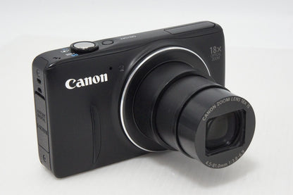 良品 Canon キヤノン PowerShot SX600 HS コンパクトデジタルカメラ ブラック 260423b